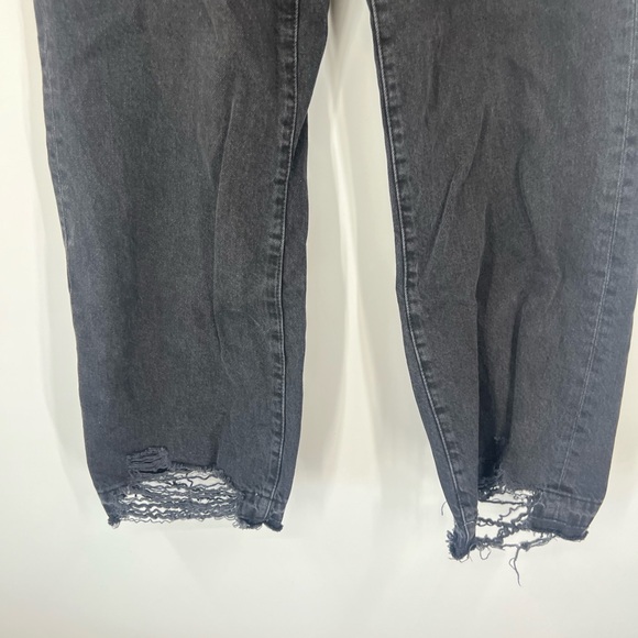 DL1961 Hepburn Wide Leg High Rise Vintage Jeans Distressed Hems - Picture 5 of 8